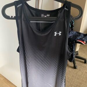 Under Armour Black and Gray Tank Top